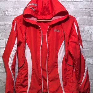 Ladies FILA sport jacket with hood & pockets